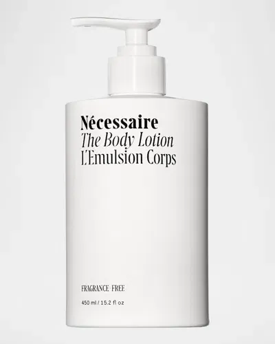 Necessaire The Body Lotion Fragrance Free, 15.2 Oz. In White