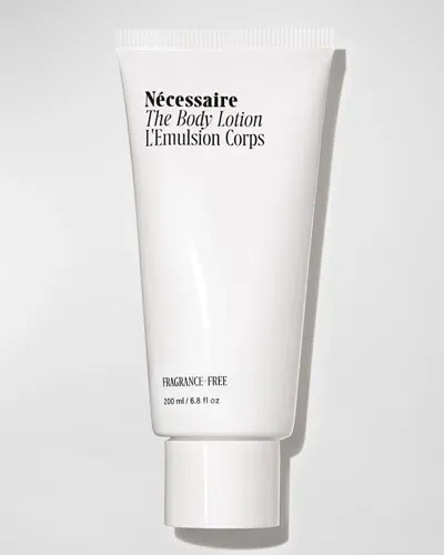 Necessaire The Body Lotion Fragrance Free, 6.8 Oz. In White