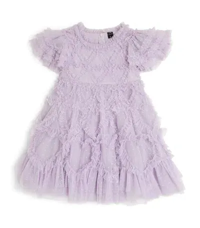 Needle & Thread Kids' Tulle Amorette Dress (4-12 Years) In Purple