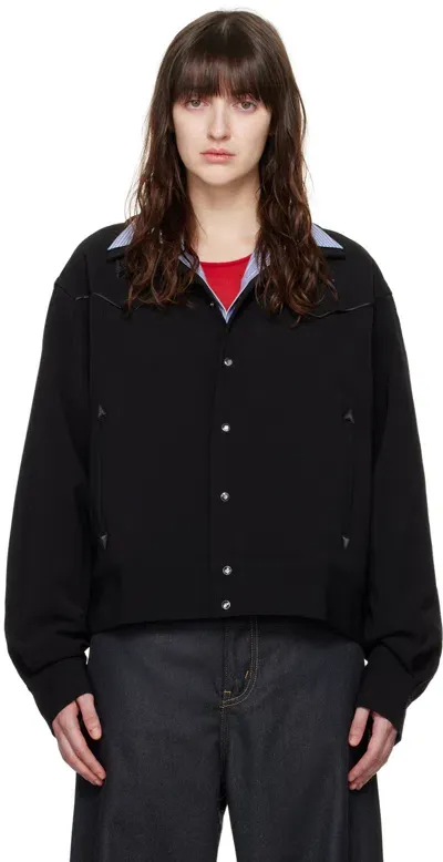 Needles Black Cowboy Jacket In C-black