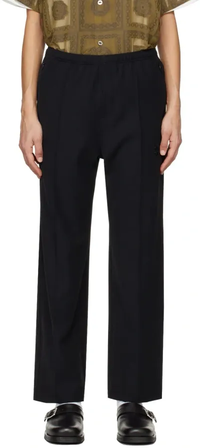 Needles Black Drawstring Trousers In C-black