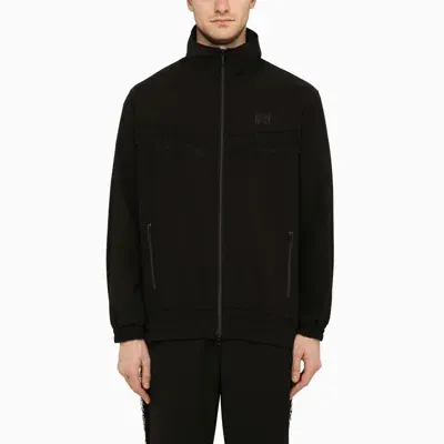 Needles Black Track Jacket With Fringes