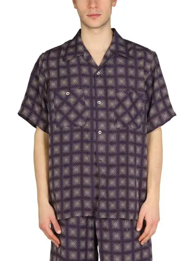 Needles Check Pattern Short Sleeved Shirt In Multi