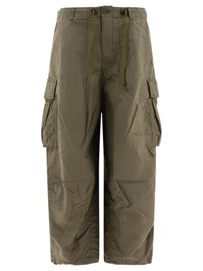 Needles Drawstring Cargo Pants In Green