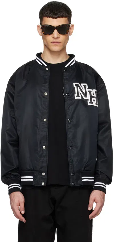 Neighborhood Black Baseball Bomber Jacket