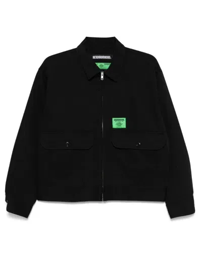 Neighborhood X Dickies Zip Jacket In Schwarz