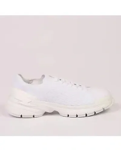 Pre-owned Neil Barrett Bolt Sneakers Aus Technischem Gewebe - White -size 41 In Weiss