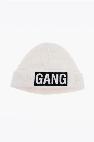 Neil Barrett Solid Color Gang Beanie With Contrasting Detail