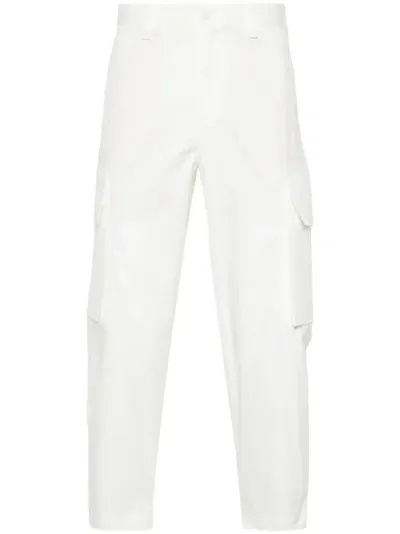 Neil Barrett White Tapered Cargo Pants