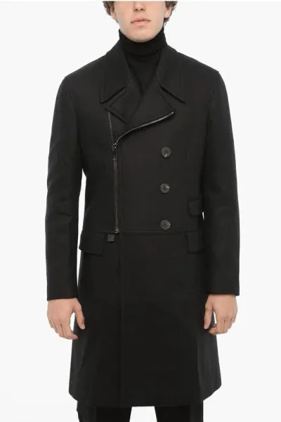 Neil Barrett Double-brested Tailored Jacket In Black