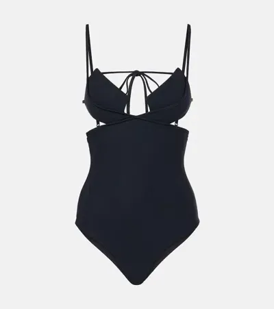 Nensi Dojaka Cutout Swimsuit In Black