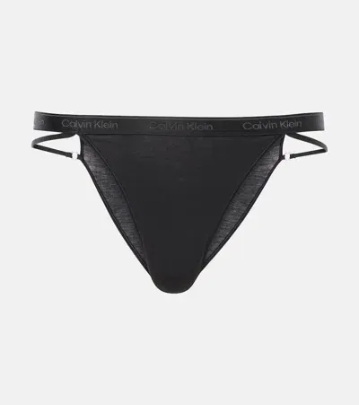 Nensi Dojaka X Calvin Klein Logo Briefs In Black