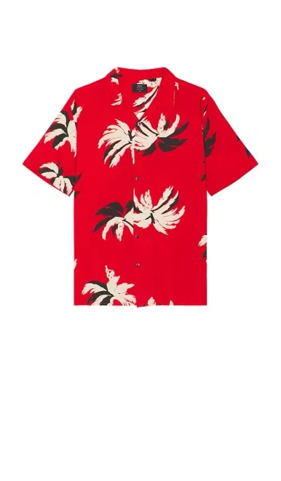 Neuw Cave Short Sleeve Shirt In Vermillion