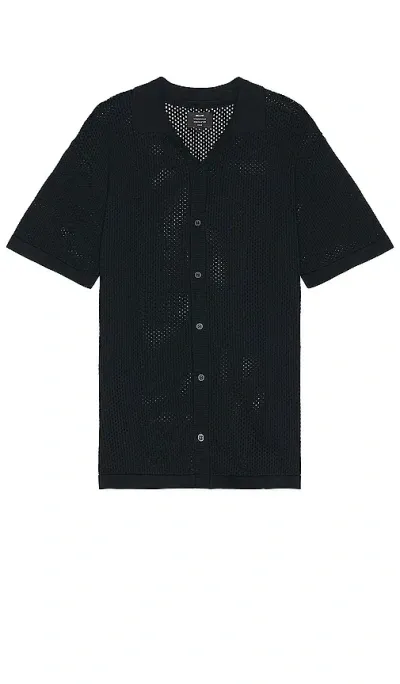 Neuw Cohen Short Sleeve Shirt In Black