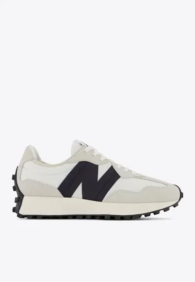 New Balance 327 Low-top Sneakers In Sea Salt With Black