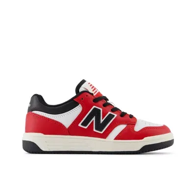 New Balance Big Kids Red & White 480 Sneakers In Team Red|white