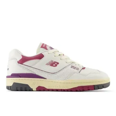 New Balance 550 In White/red/beige