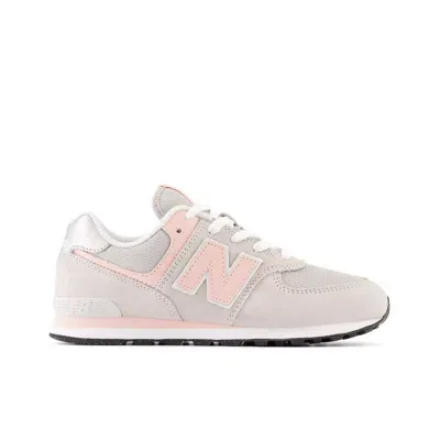 New Balance Kinder 574 Core In Rain Cloud/pink Haze