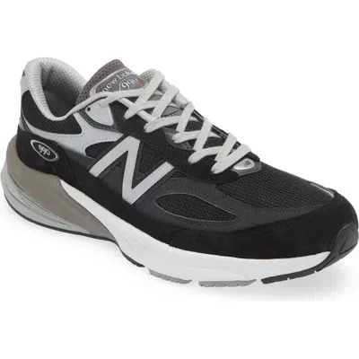 New Balance 990v6 Core Running Shoe In Black/black