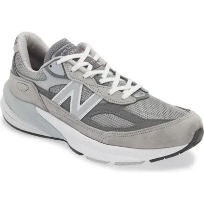 New Balance 990v6 Core Running Shoe In Grey/grey