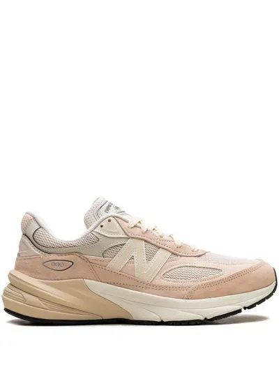 New Balance Pink & Beige 'made In Usa' 990v6 Sneakers