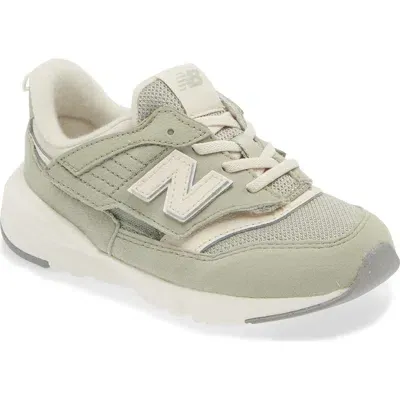 New Balance 997r Hook & Loop Sneaker In Olivine/linen