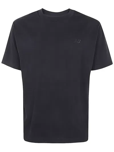 New Balance Athletics Cotton T-shirt In Black