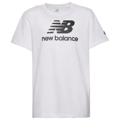 New Balance Boys   Logo T-shirt In Black/white