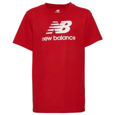 New Balance Kids' Boys   Logo T-shirt In Team Red