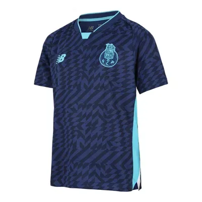 New Balance Fc Porto Kids'  Third Youth Short Sleeve Jersey In Blue