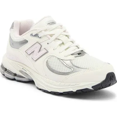 New Balance Kids' 2002 Sneaker In Sea Salt/pink Granite