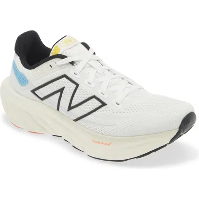 New Balance Kids' Fresh Foam X 1080 V13 Running Shoe In White/coastal Blue