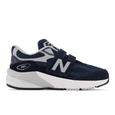 New Balance Kinder 990v6 Hook And Loop In Black