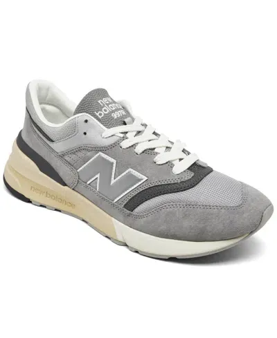 New Balance 997r Suede Sneakers In Shadow Grey