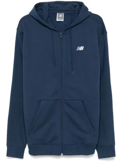 New Balance Zip-up Hoodie In Blue