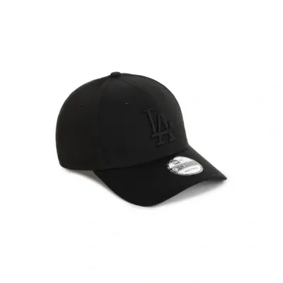 New Era Cotton Baseball Cap In Black