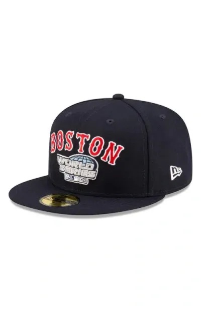 New Era X Diet Starts Monday X Diet Starts Monday 59fifty Boston Red Sox World Series Fitted Basebal In Blue