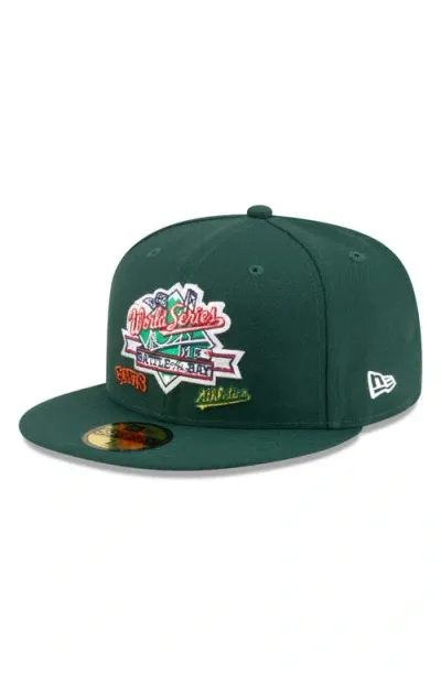 New Era X Diet Starts Monday X Diet Starts Monday 59fifty Oakland Athletics World Series Fitted Base In Green