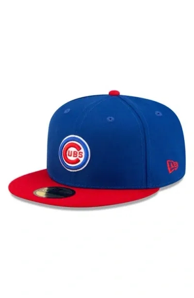 New Era X Diet Starts Monday X Diet Starts Monday Chicago Cubs 59fifty Fitted Baseball Cap In Blue