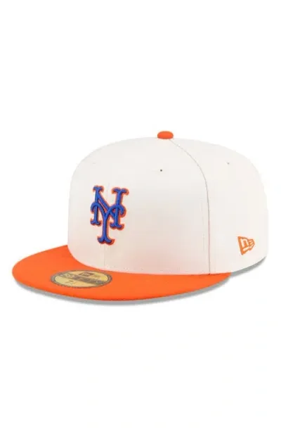 New Era X Diet Starts Monday X Diet Starts Monday New York Mets Fitted Twill Baseball Cap In Beige