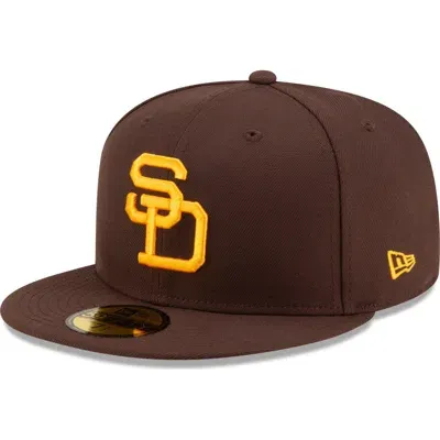 New Era X Diet Starts Monday X Diet Starts Monday San Diego Padres Fitted Twill Baseball Cap In Brown