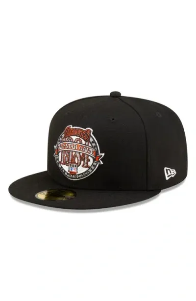 New Era X Diet Starts Monday X Diet Starts Monday San Francisco Giants 59fifty Fitted Twill Baseball In Black