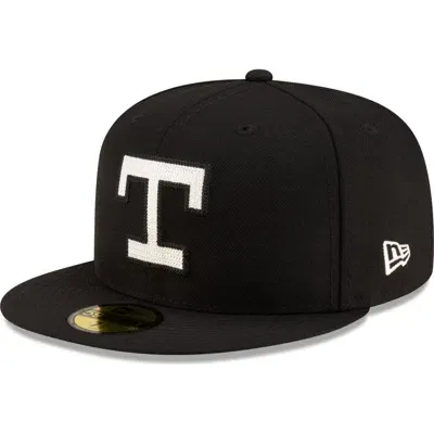 New Era X Diet Starts Monday X Diet Starts Monday Texas Rangers 59fifty Fitted Wool Baseball Cap In Black