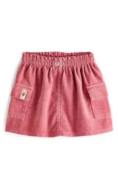 Next Kids' Cargo Corduroy Skirt In Pink