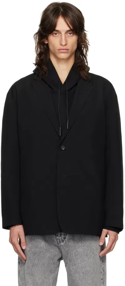 N.hoolywood Black Tailored Oversized Jacket