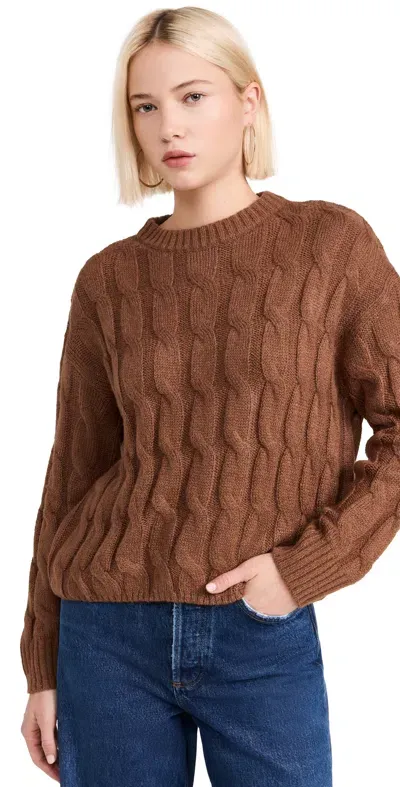 Nia Ariana Sweater Sable In Brown