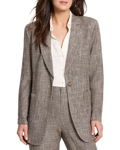 Nic + Zoe Nic+zoe City Tweed Blazer In Neutral Mix