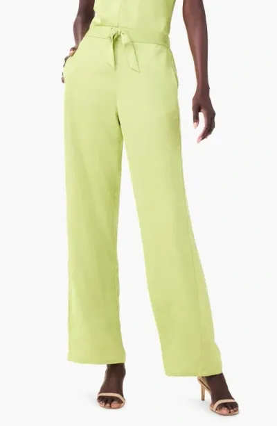 Nic + Zoe Crepe Wide Leg Pants In Grasshopper