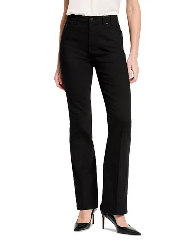 Nic + Zoe Nic+zoe High Rise Bootcut Jeans In Black Denim