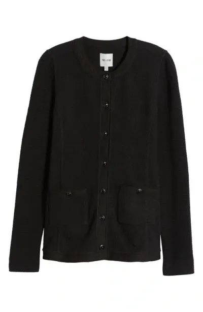 Nic + Zoe Nic+zoe Knit Jacket In Black Onyx